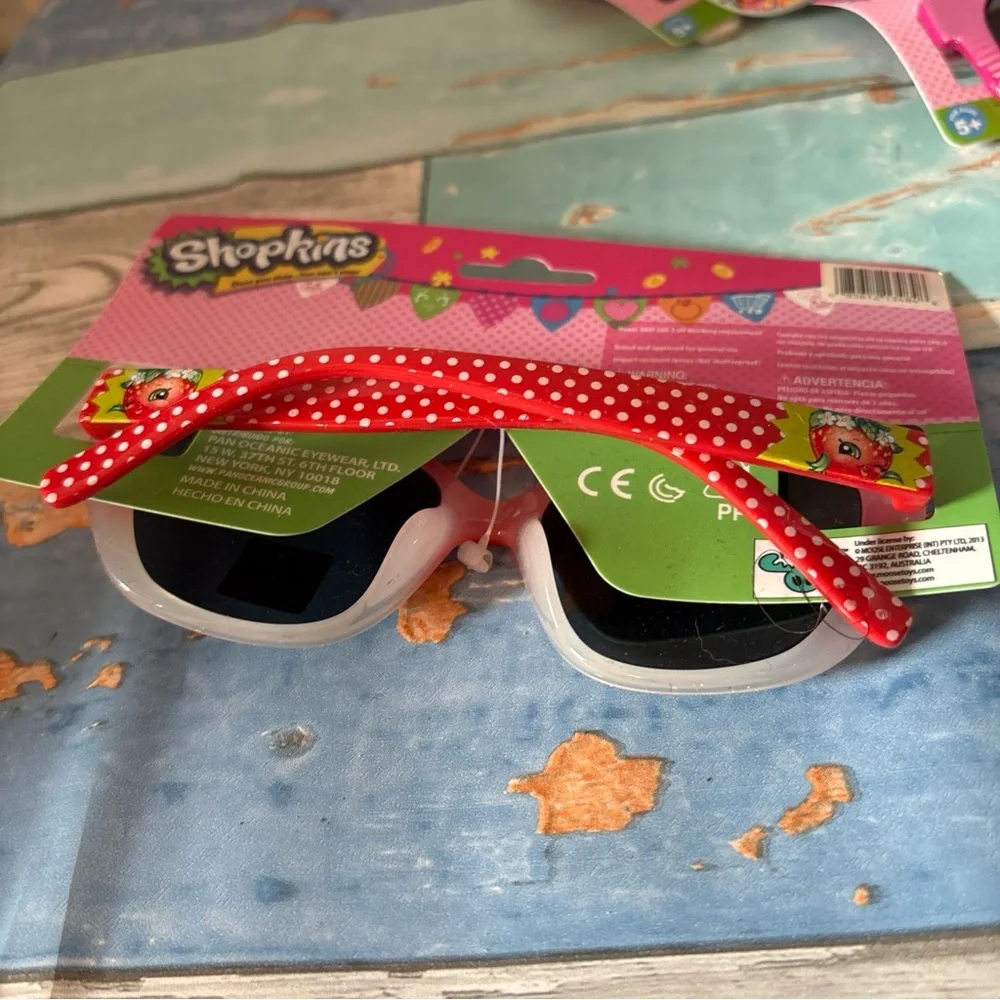 Shopkins Red and White Kids Sunglasses